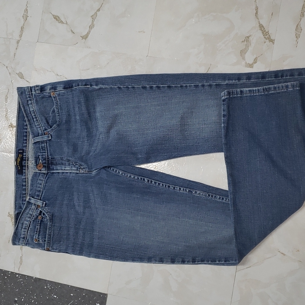 Levi's too super low denim jeans